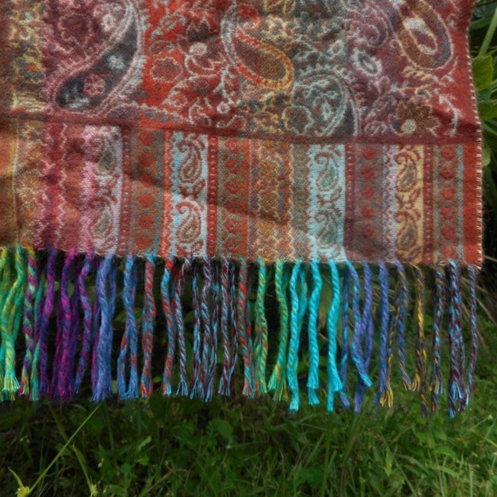 Merona Multi-Colored 100% Acrylic Scarf - Picture 4 of 11